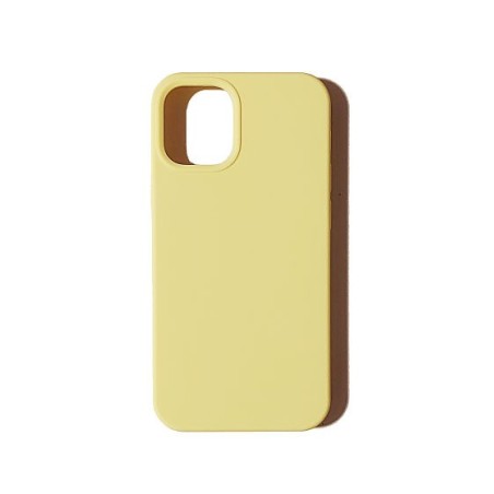 Carcasa Tacto Silicona Amarilla iPhone 12 Mini
