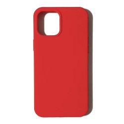 Carcasa Tacto Silicona Roja iPhone 12 Pro Max