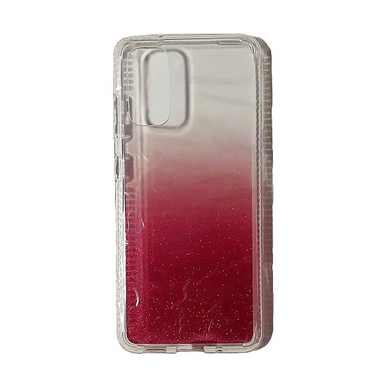 Carcasa Reforzada Transparente Brilli Fucsia Samsung Galaxy S20