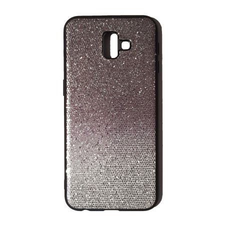 Carcasa Brilli Degradado Negra Plata Samsung Galaxy J6 Plus