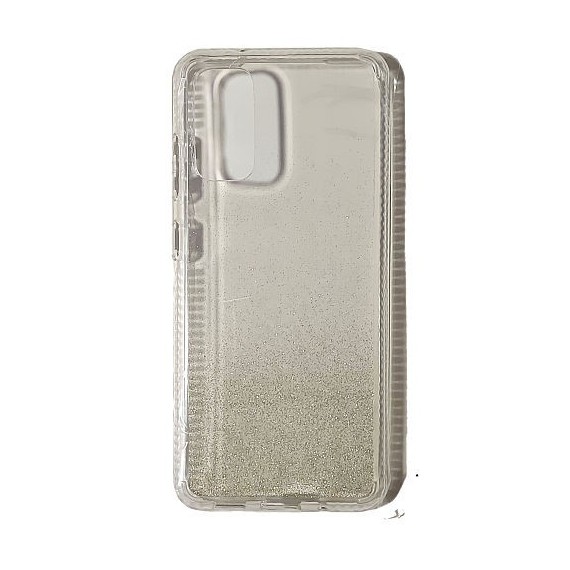 Carcasa Reforzada Transparente Brilli Dorada Samsung Galaxy S20