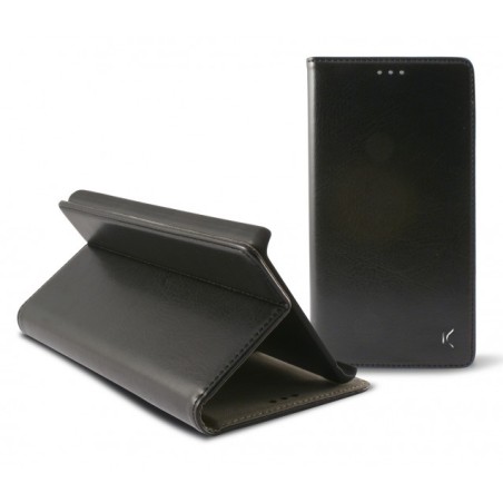 Funda Libro Ksix con Standing Negra Huawei Y5 II / Y6 II Compact