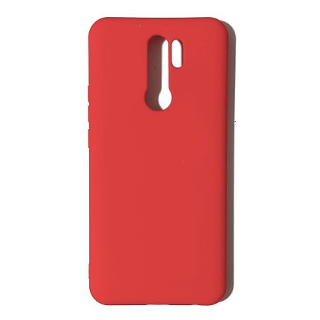 Funda Gel Tacto Silicona Roja Xiaomi Redmi9