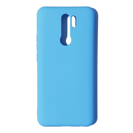Funda Gel Tacto Silicona Azul Xiaomi Redmi9
