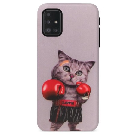 Carcasa Premium Gato Boxing Samsung Galaxy A51 5G