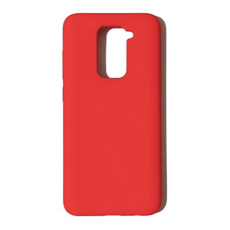 Funda Gel Tacto Silicona Roja Xiaomi Redmi Note9