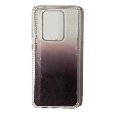 Carcasa Reforzada Transparente Brilli Negra Samsung Galaxy S20 Ultra