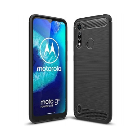 Funda Gel Nebra Carbón Motorola Moto G8 Power Lite