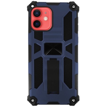 Carcasa Reforzada Azul con Soporte iPhone 12 Pro Max