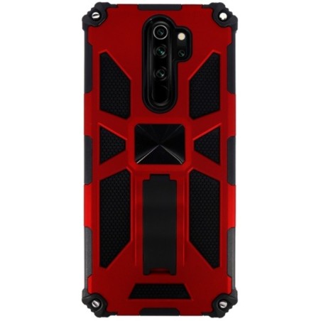 Carcasa Reforzada Roja con Soporte Xiaomi Redmi9