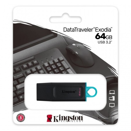 Pendrive Kingston Exodia 64GB USB 3.2