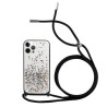 Carcasa Glitter Tipo Swaroski Negra iPhone 12