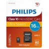 Tarjeta Memoria Philips 16GB Clase10
