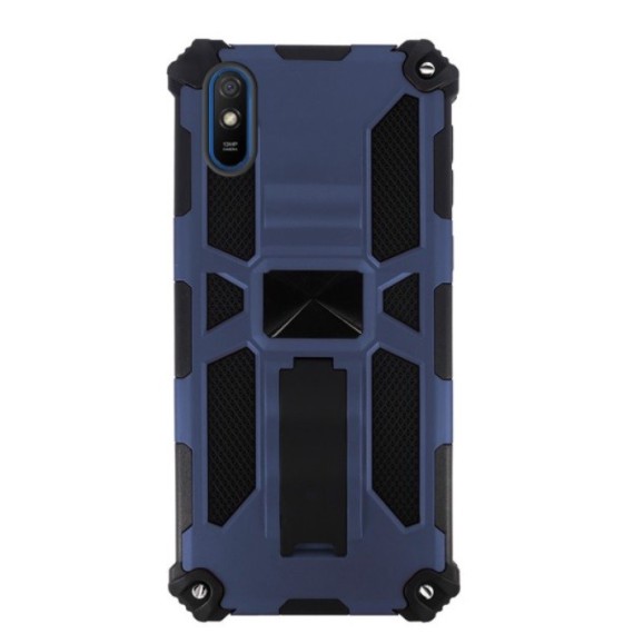 Carcasa Reforzada Azul con Soporte Xiaomi Redmi 9A / 9AT