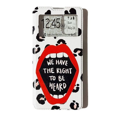 Funda Libro We Have The Right To Be Heard Samsung Galaxy A71 5G