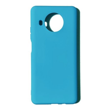 Funda Gel Tacto Silicona Azul Xiaomi Mi10T Lite