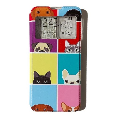 Funda Libro Mascotas Xiaomi Redmi Note10 Pro