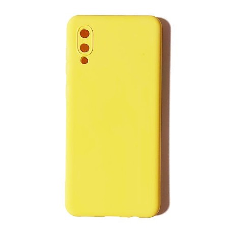 Funda Gel Tacto Silicona Amarilla Samsung Galaxy A02