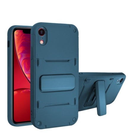 Carcasa Antigolpe Azul Oscuro con Soporte iPhone 12 / iPhone 12 Pro