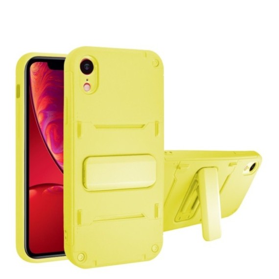 Carcasa Antigolpe Amarilla con Soporte iPhone 12 / iPhone 12 Pro