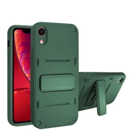 Carcasa Antigolpe Verde Oscuro con Soporte iPhone 12 Pro Max