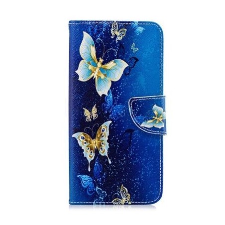 Funda Libro Mariposas Azul Samsung Galaxy S9 Plus