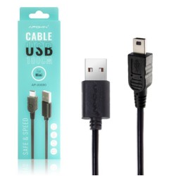 Cable de Carga y Datos Apokin USB 2.0 a MiniUSB 1M