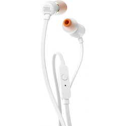 Auriculares Intrauditivos JBL T110 con micro jack 3.5mm White