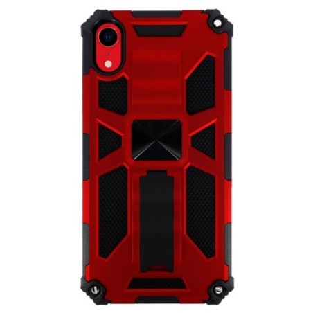 Carcasa Reforzada Roja con Soporte iPhone XR