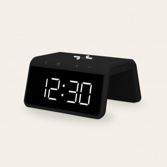 Reloj Despertador Ksix AlarmClock2 con Carga Inalámbrica Fast