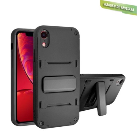 Carcasa Antigolpe Negra con Soporte  iPhone 6 / iPhone 6S / iPhone 7 / iPhone 8 / iPhone SE 2020