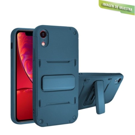 Carcasa Antigolpe Azul con Soporte iPhone 6 / iPhone 6S / iPhone 7 / iPhone 8 / iPhone SE 2020