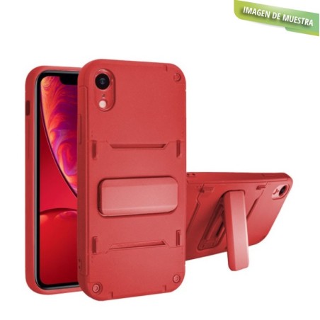 Carcasa Antigolpe Roja con Soporte iPhone 6 / iPhone 6S / iPhone 7 / iPhone 8 / iPhone SE 2020