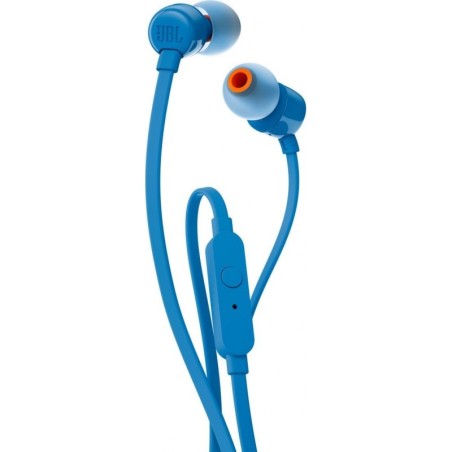 Auriculares Intrauditivos JBL T110 con micro jack 3.5mm Blue