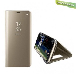 Funda Libro Clear View Dorada Samsung Galaxy S20 FE 5G