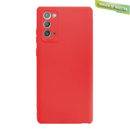 Funda Gel Tacto Silicona Roja Samsung Galaxy Note20 Ultra
