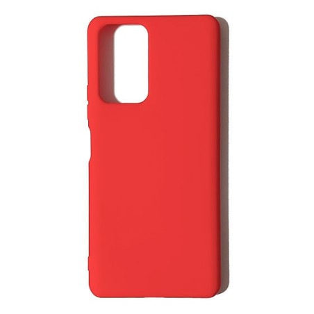 Funda Gel Tacto Silicona Roja Xiaomi Redmi Note10 Pro
