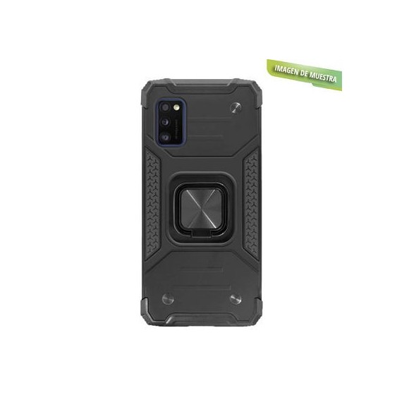 Carcasa Reforzada Negra + Anillo Magnético Xiaomi Redmi Note10 5G