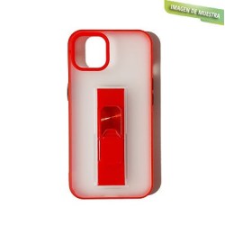 Carcasa Trans Mate Roja con Soporte iPhone 13 Mini