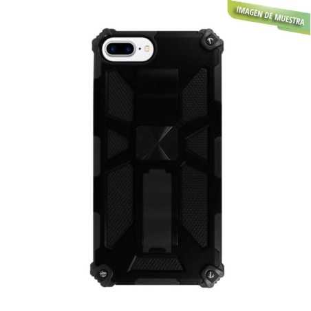 Carcasa Reforzada Negra con Soporte iPhone 7 / 8 Plus