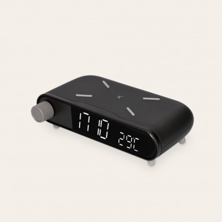Reloj Despertador Ksix AlarmClockRetro con Carga Inalámbrica 10W