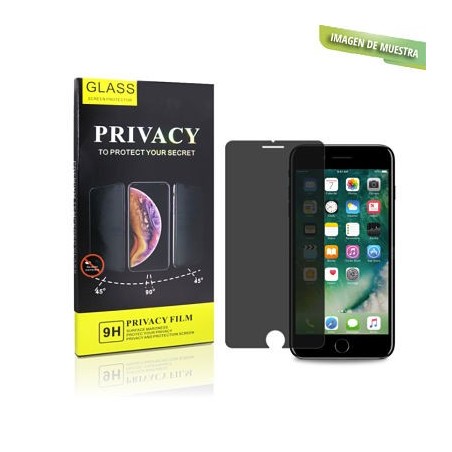 Protector Pantalla Privacidad Full 3D Negra Cristal TempladoiPhone 6 / iPhone 6s / iPhone 7 / iPhone 8 / iPhone SE 2020