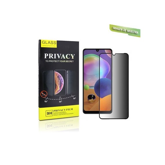 Protector Pantalla Privacidad Full 3D Negra Cristal Templado Samsung Galaxy A31 / A32 4G