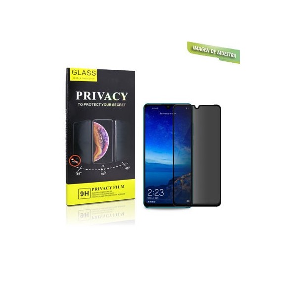 Protector Pantalla Privacidad Full 3D Negra Cristal Templado Xiaomi Redmi Note10 5G