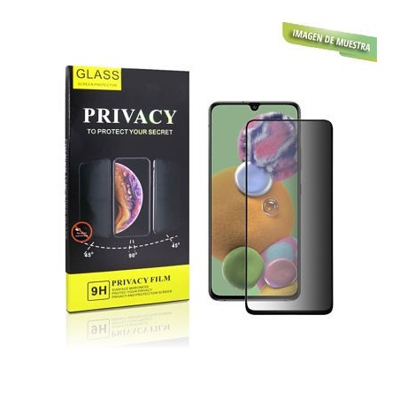 Protector Pantalla Privacidad Full 3D Negra Cristal Templado Samsung Galaxy A81 / Note10 Lite