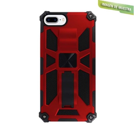 Carcasa Reforzada Roja con Soporte iPhone 7 / 8 Plus