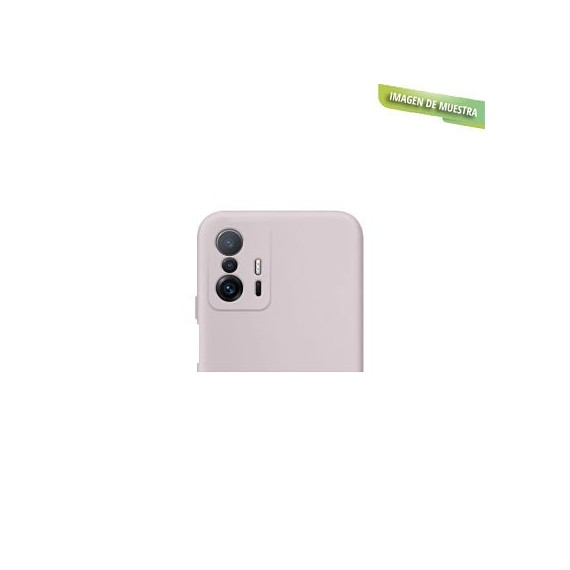 Funda Gel Tacto Silicona + Colgante Rosa Xiaomi Mi 11 T / Mi 11 T Pro