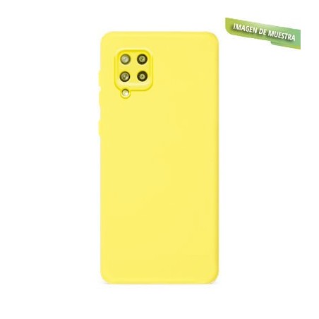 Funda Gel Tacto Silicona Amarilla Xiaomi Redmi Note7