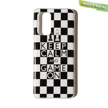 Funda Gel Basic Keep Calm and Game On Oppo A54 / A74 5G