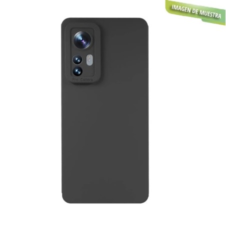Funda Gel Tacto Silicona Negra con Cámara 4D Xiaomi Mi12 / Mi12X